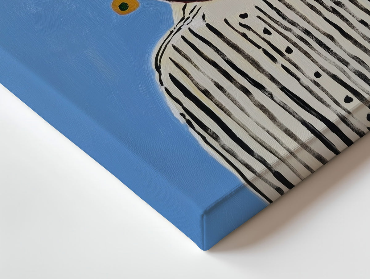 Close-up of the Elevation canvas: the texture and the image wrapping around the edge